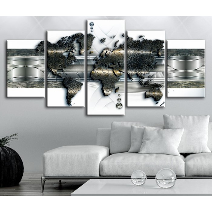 Tavla Arkiio Metal World Map
