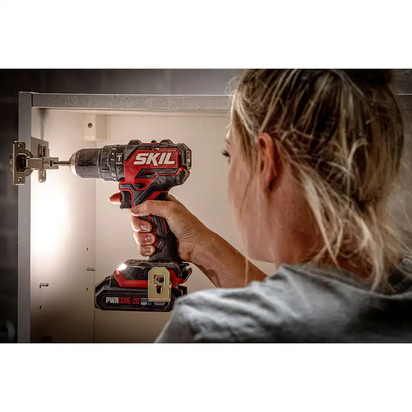 Slagborr/Skruvdragare SKIL 3075 HA Batteridriven Kolborstfri