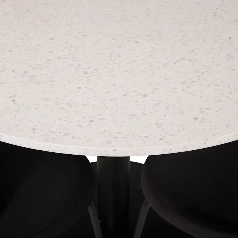 Matgrupp Venture Home Roxanna med 4 Limhamn Light Stolar