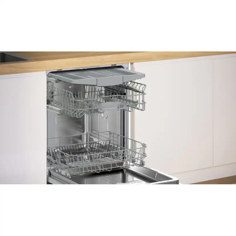 Bosch SMU4HMW01S Serie 4, diskmaskin, 60 cm, Vit Vit