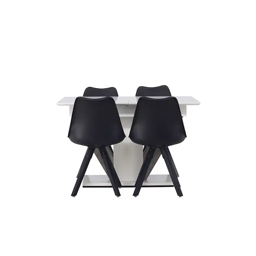 Matgrupp Venture Home Disa med 4 Zeno Stolar