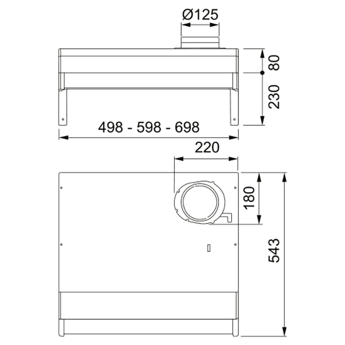 Spiskåpa Franke 1222A-10 70 Classic