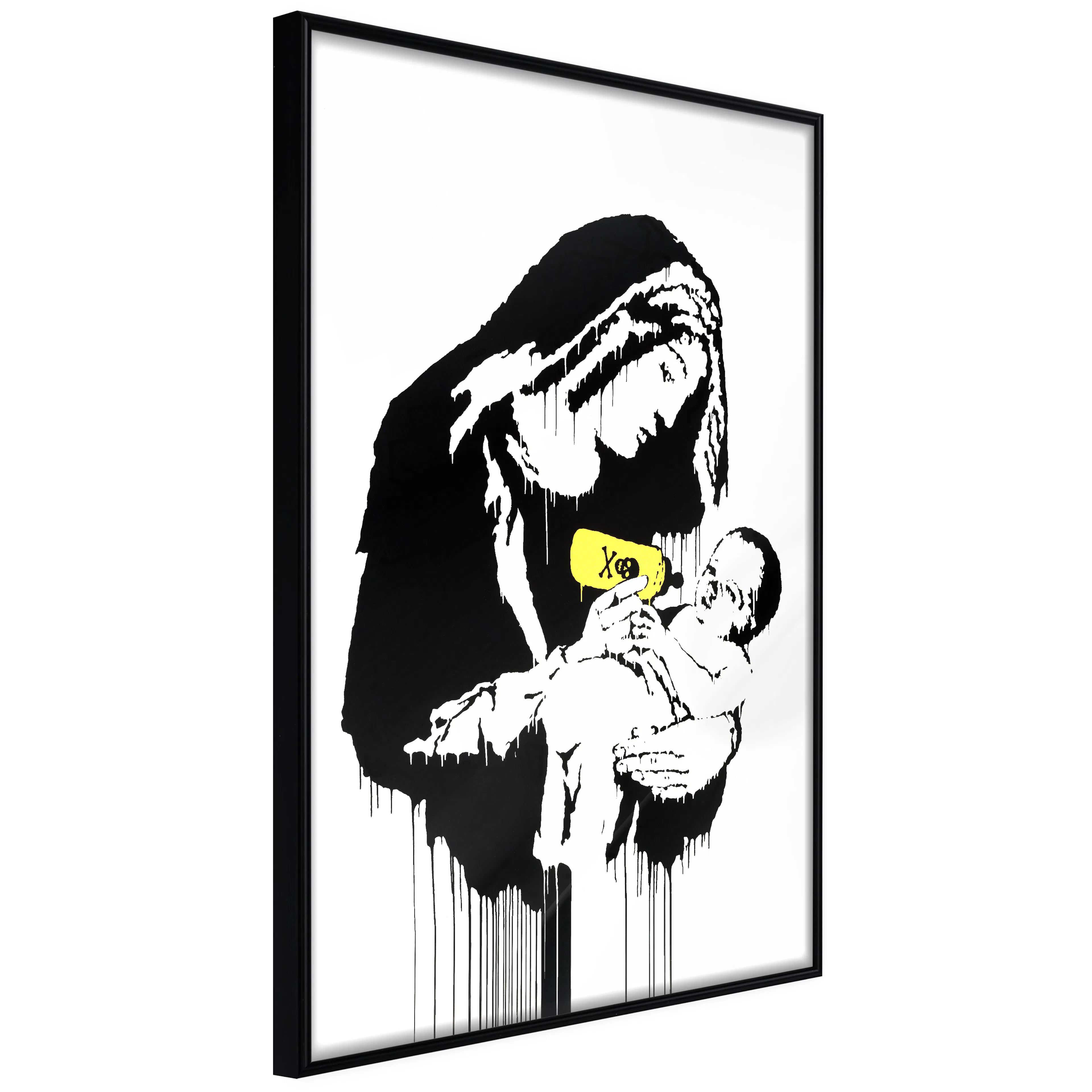 Affisch - Nursing Mother [Poster] 40x60 Svart ram, 40x60 cm