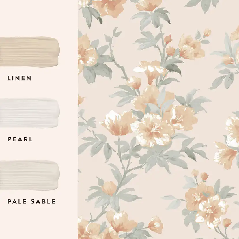 Tapet Laura Ashley Rosamund Orange