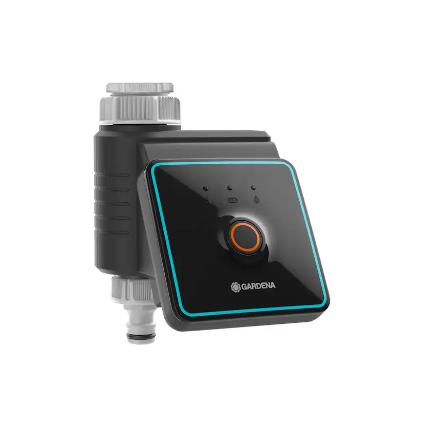 Micro-Drip Gardena Premiumpaket För Pallkrage med Vattenfördelare & Bevattningsdator