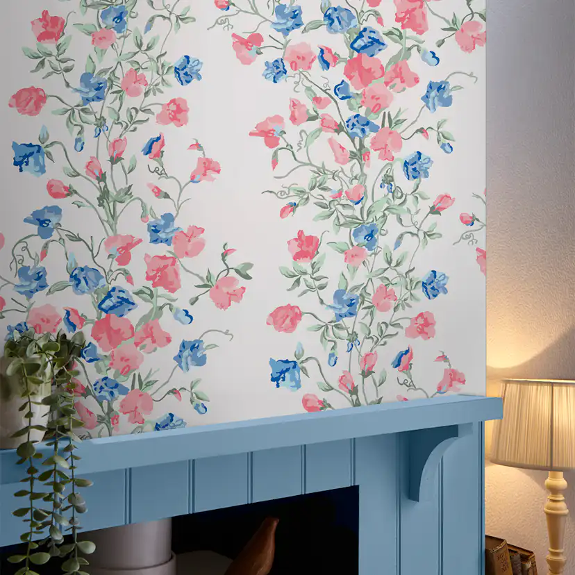 Tapet Laura Ashley Charlotte Rosa