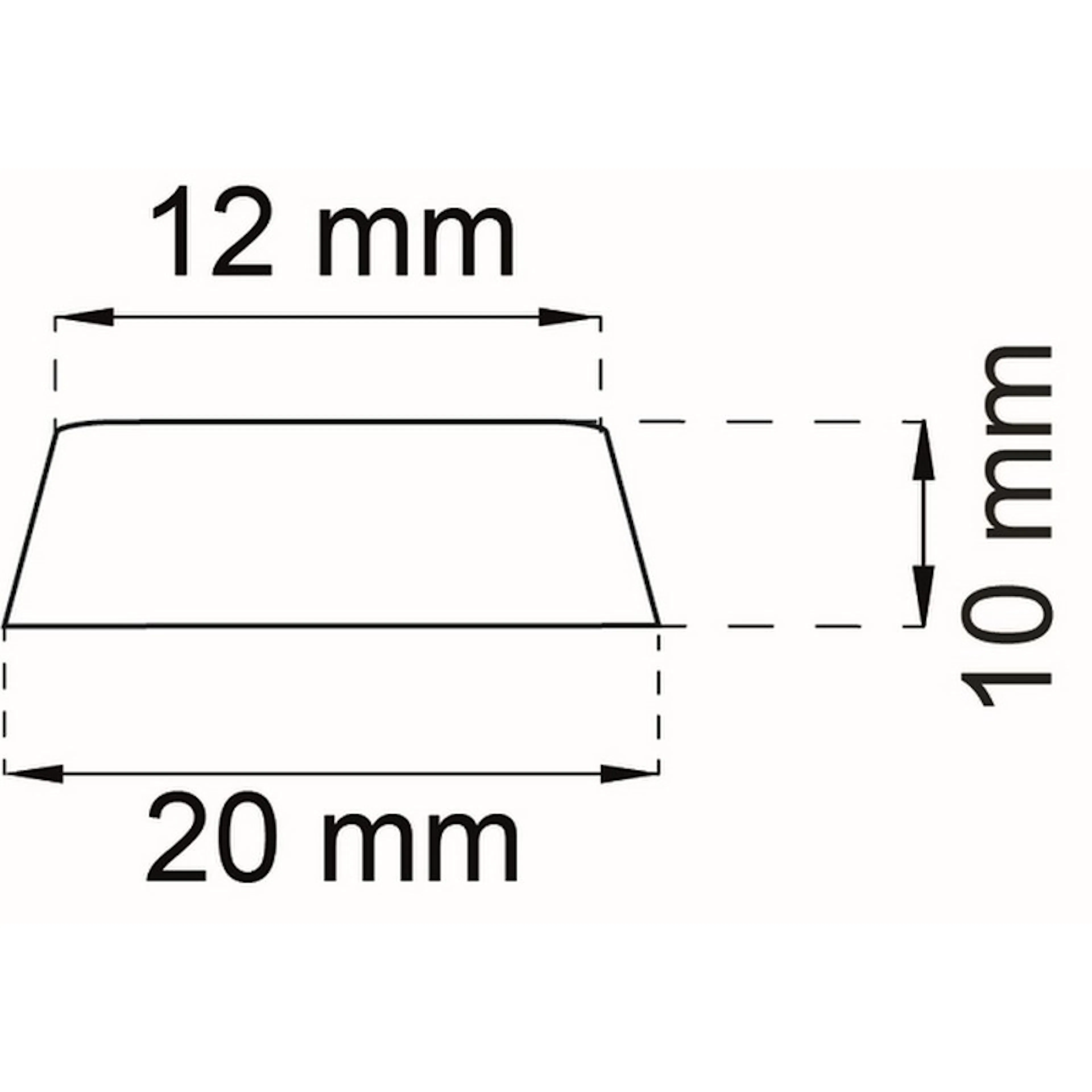 Buffert Habo 20x10mm