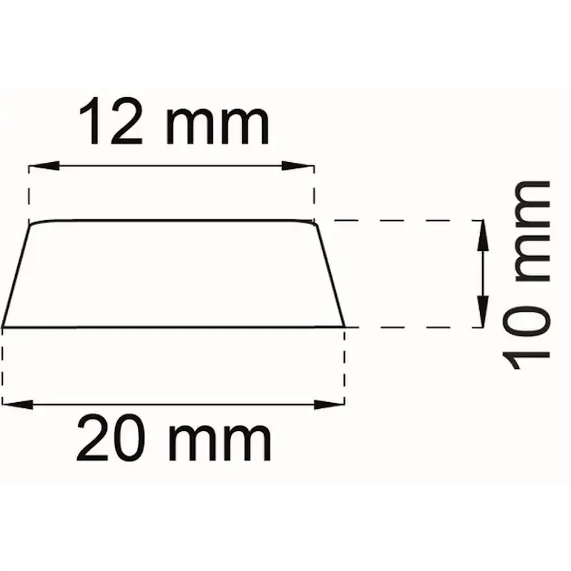 Buffert Habo 20x10mm