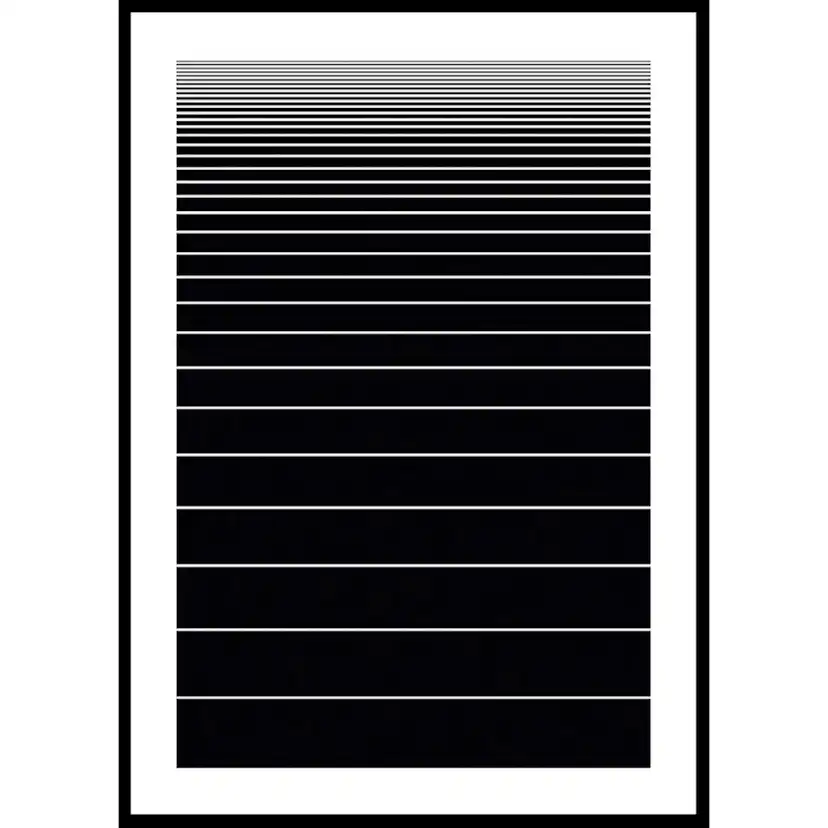 Poster Gallerix Minimalistic Black And White
