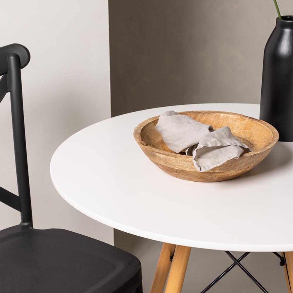 Matgrupp Venture Home Danburi Ø 60 cm med 2 Crosett Stolar