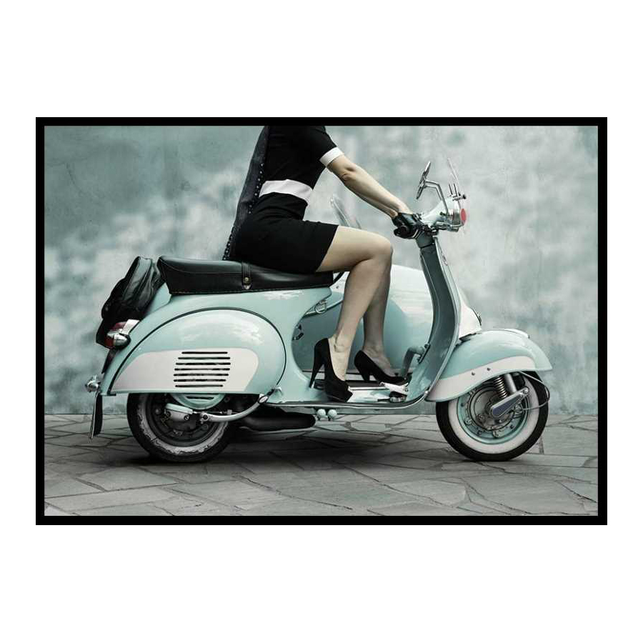 Vintage Scooter 21x30 cm