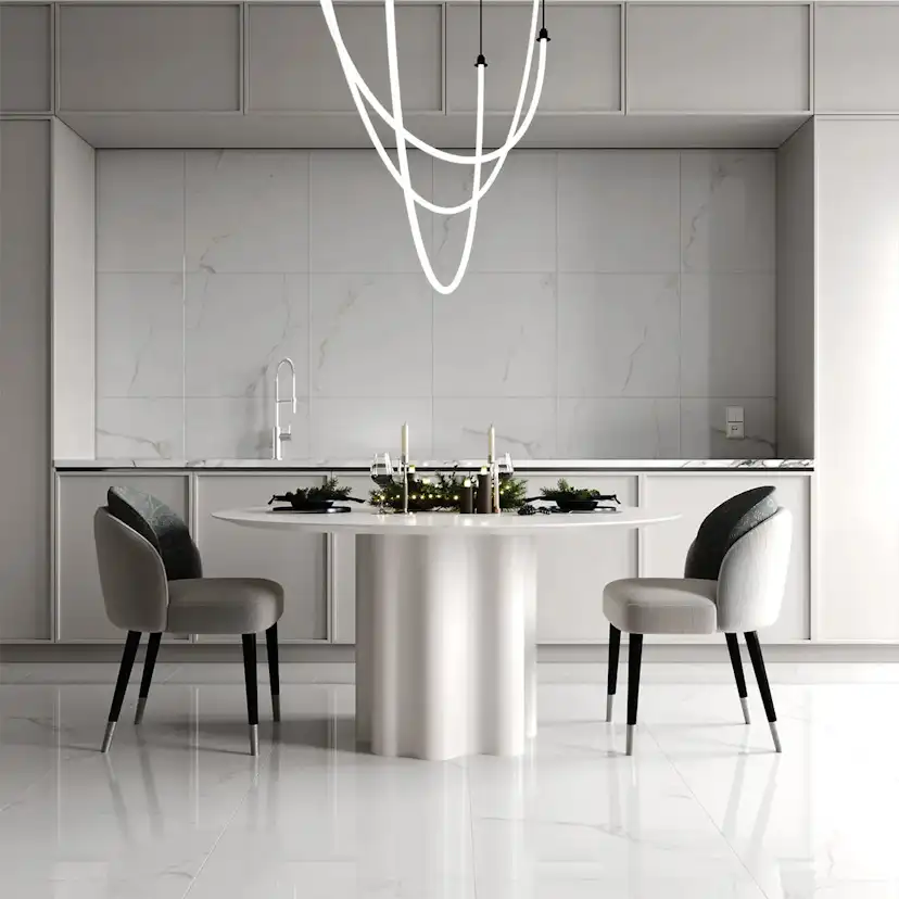 Klinker Carrara Marmor Blank 60x60