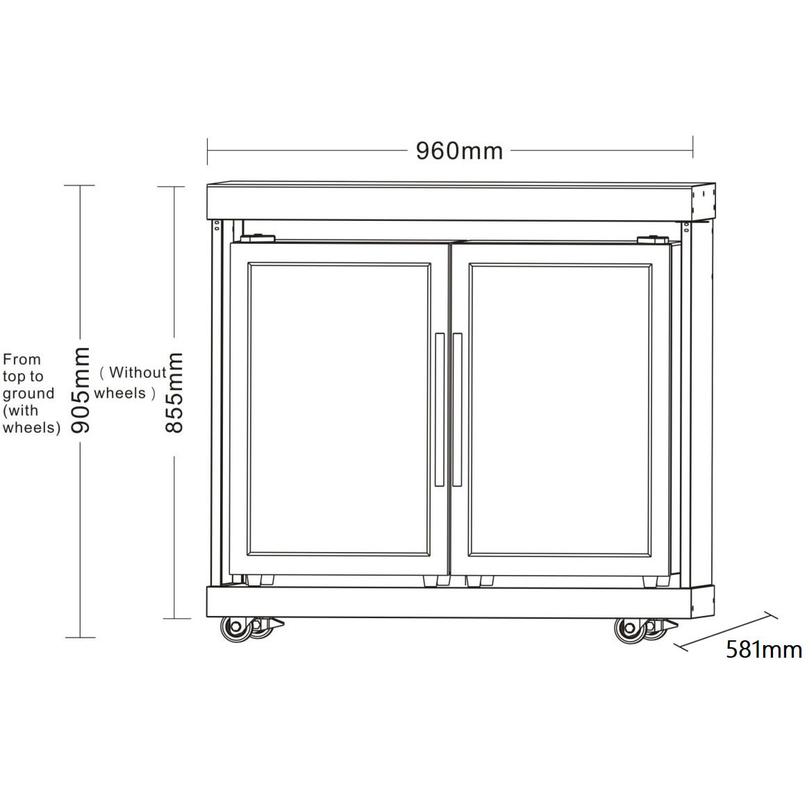 Fristående Utekök Myoutdoorkitchen Stainless Collection Providence