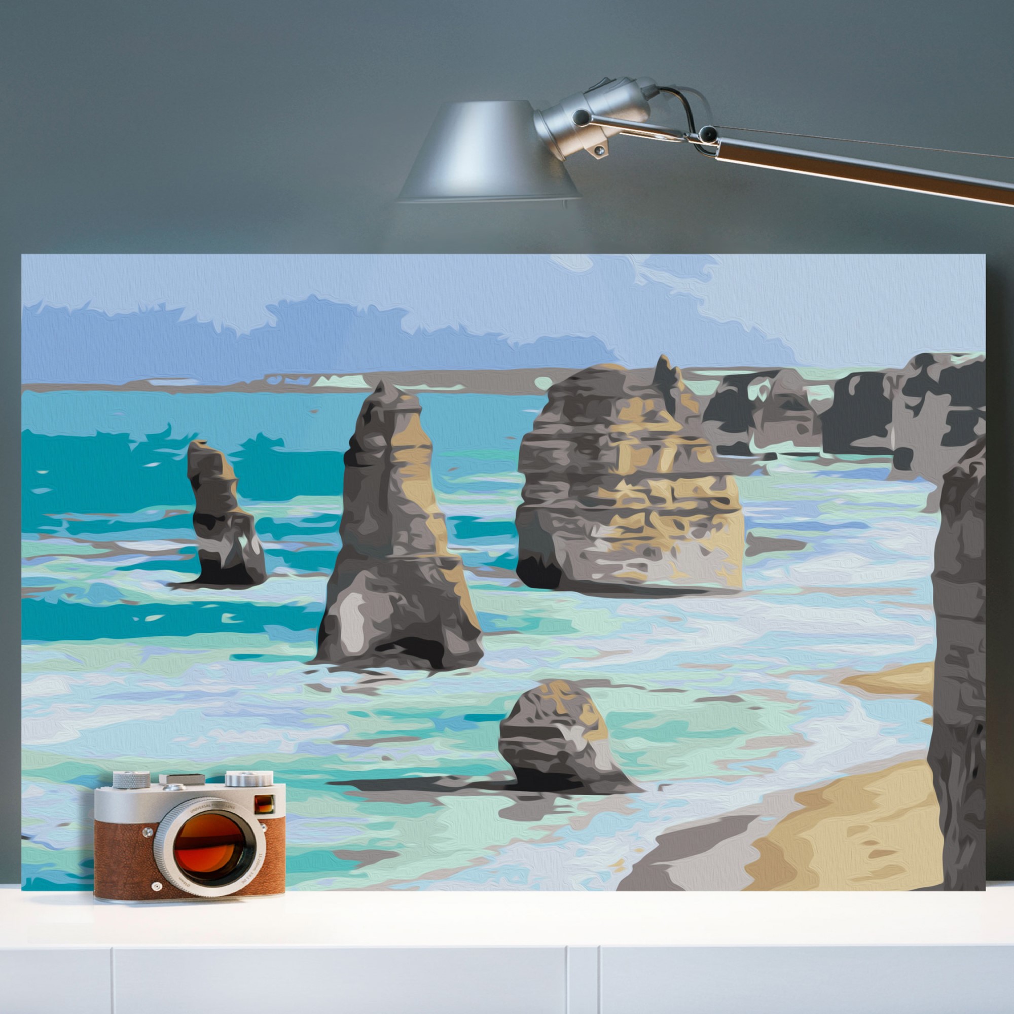 Gör-det-själv Målningar Arkiio Rocks in the Sea