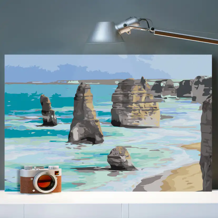 Gör-det-själv Målningar Arkiio Rocks in the Sea