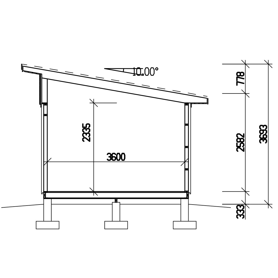 Attefallshus Vibostugan Njuta Funkis 25-4 24,3 m² Trähus