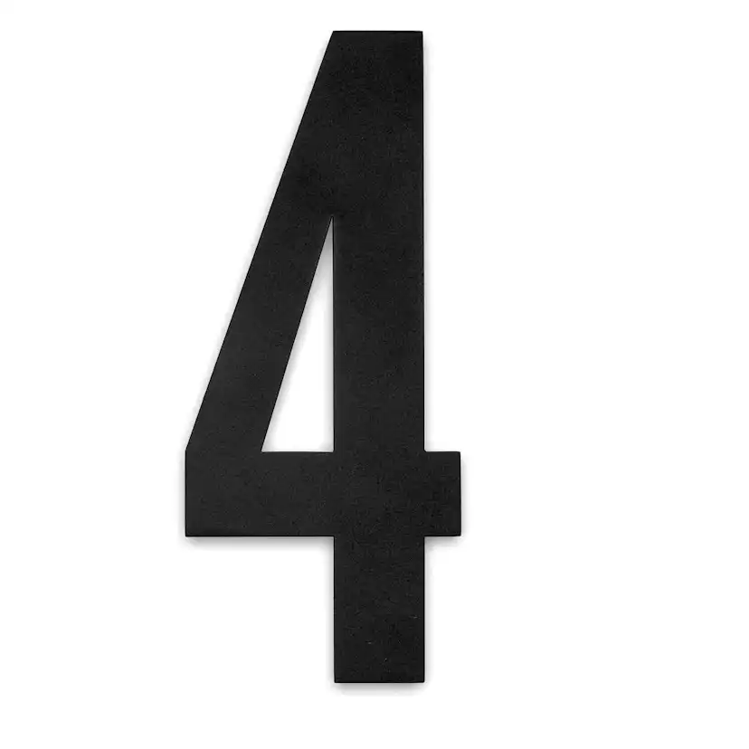 Husnummer Habo Work Svart Siffra 0-9