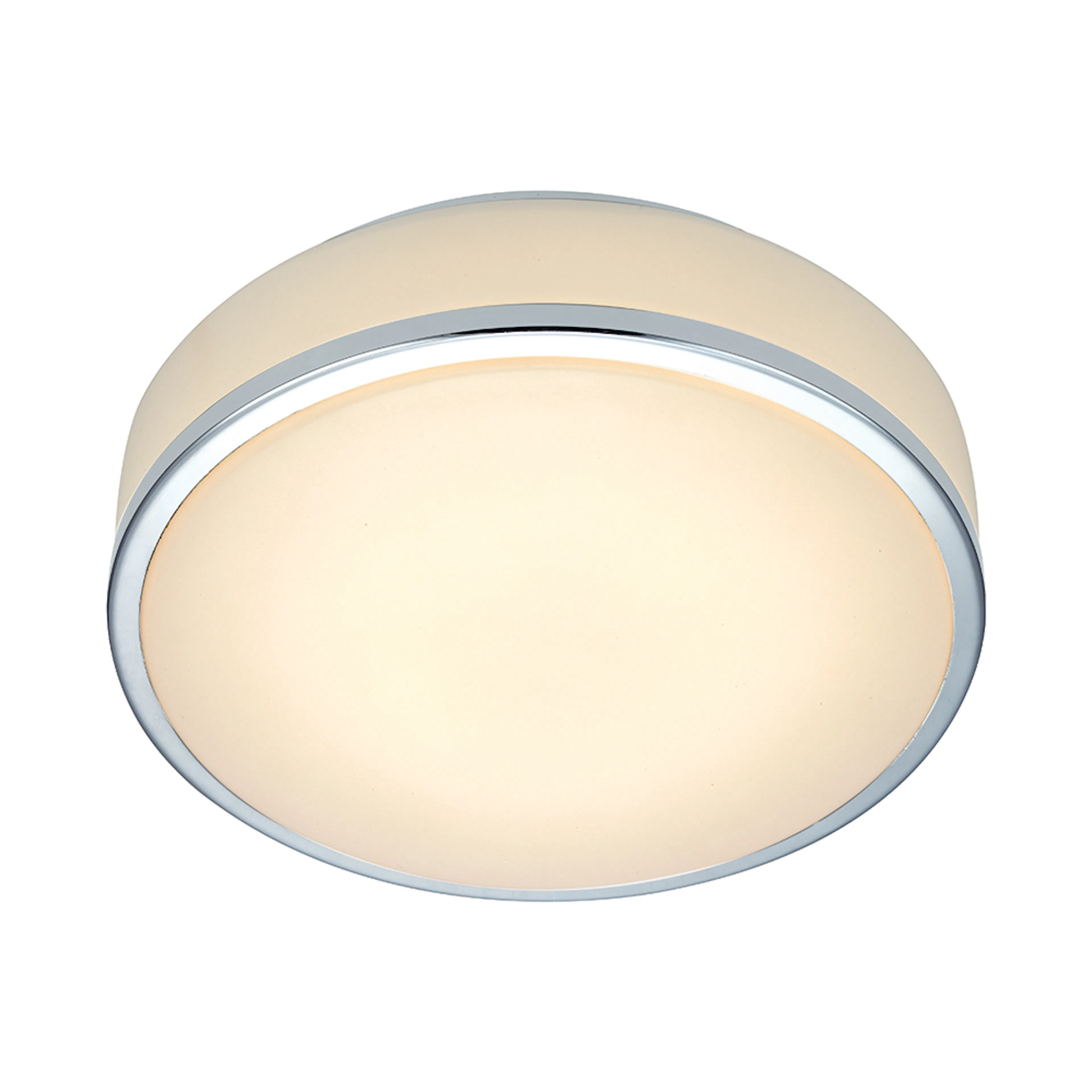 GLOBAL Plafond 22cm Led Chrome/White 21 cm