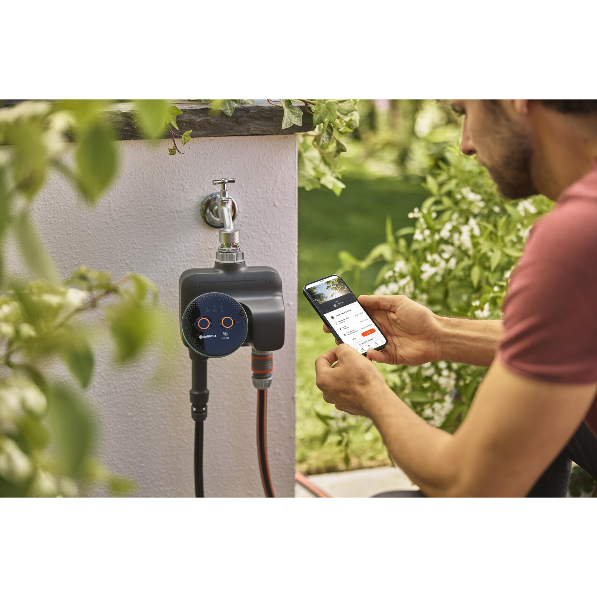 Bevattningsdator Gardena Smart Dual Set Med Gateway