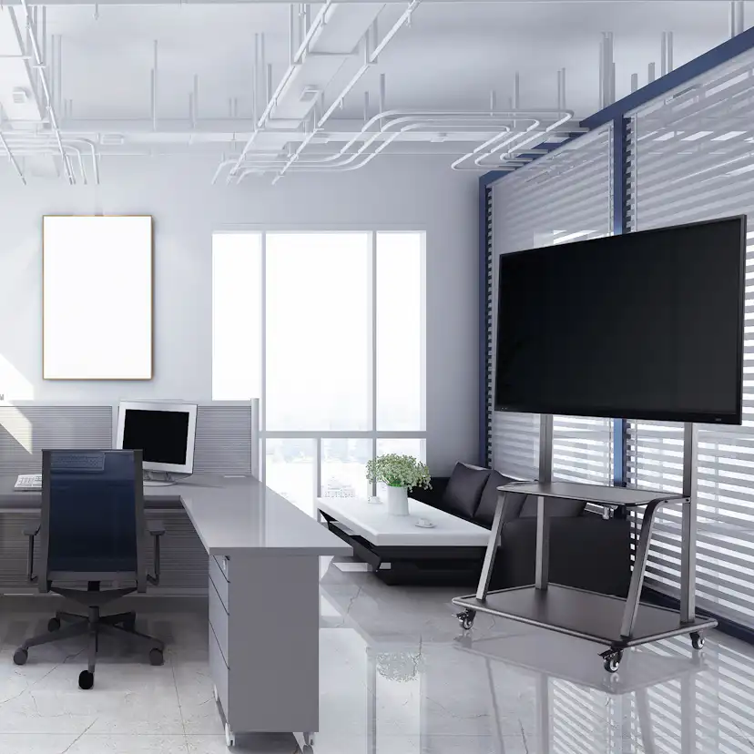 Golvstativ Med Hjul LogiLink TV 60-105 tum Max 150kg