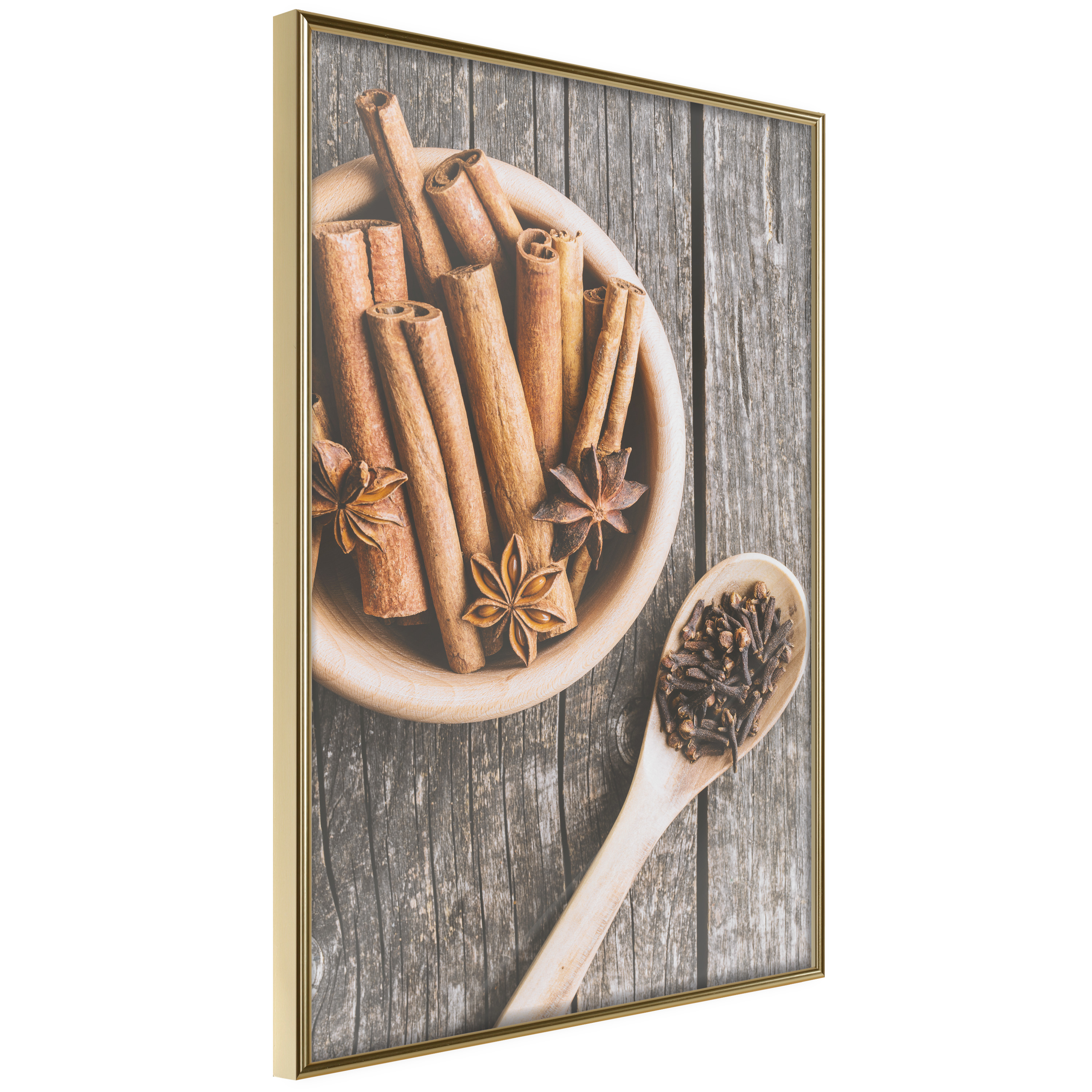 Affisch - Smell of Spices [Poster] 20x30 Guld ram, 20x30 cm