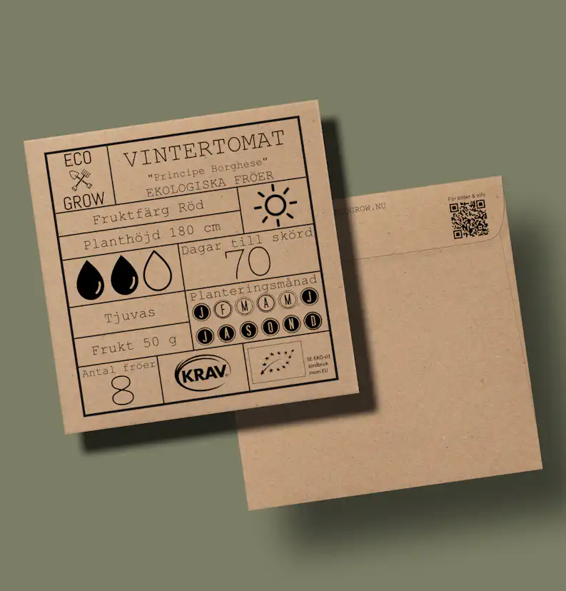 Fröpåse Eco Grow Vintertomat Principe Borghese