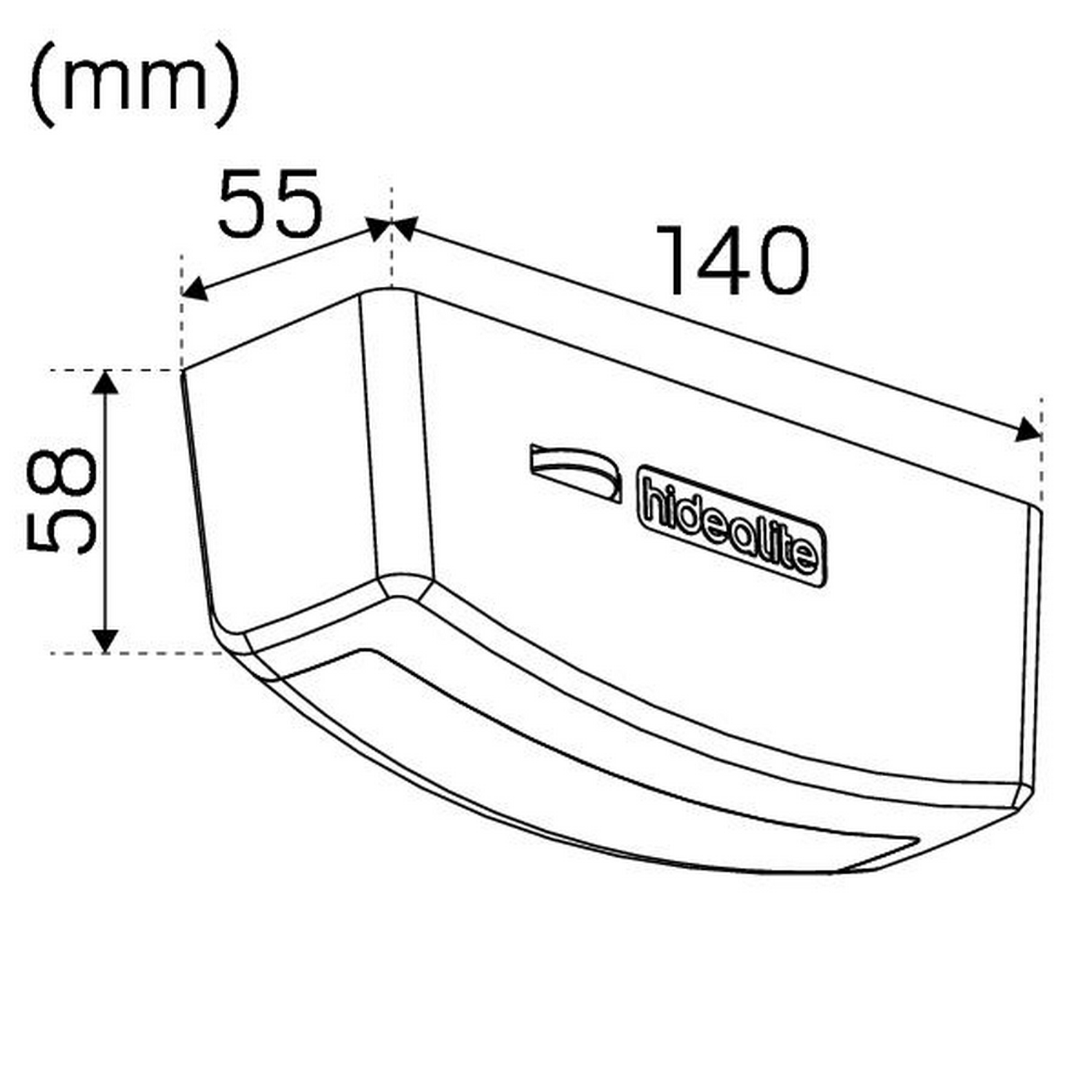 Garderobsbelysning Hide-a-lite Kloss