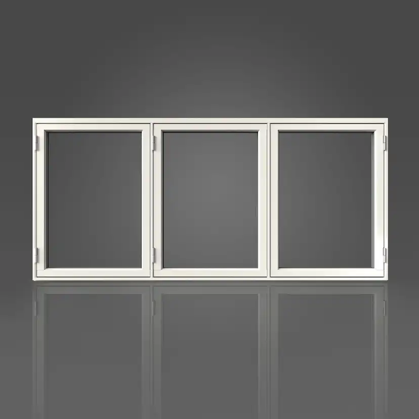 Sidohängt Fönster Elitfönster Original Aluminium 3-Luft