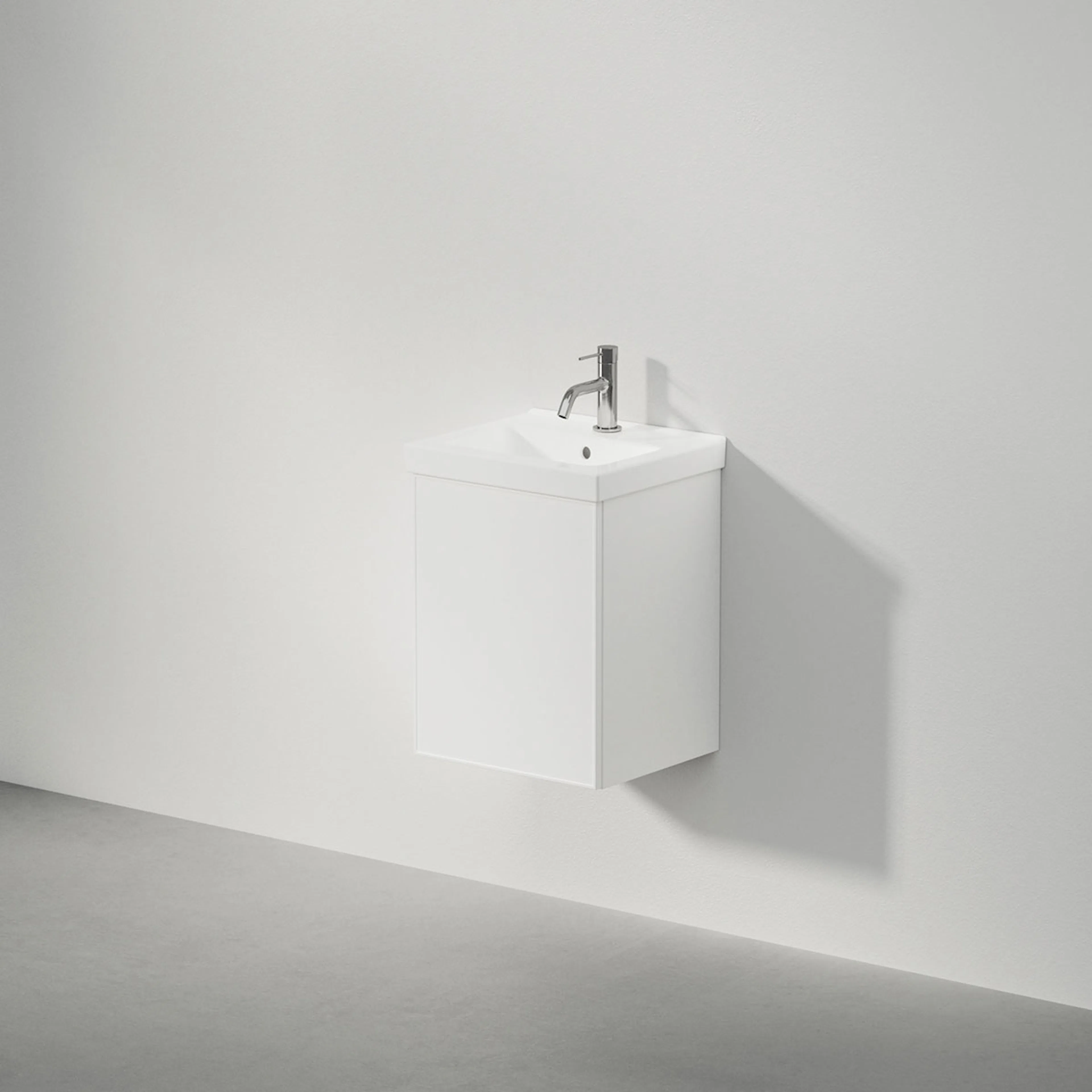 Viskan Shade 40, Premium White, 1 Lucka, Höger,390x490x345mm Premium White, Luckhängning: Höger