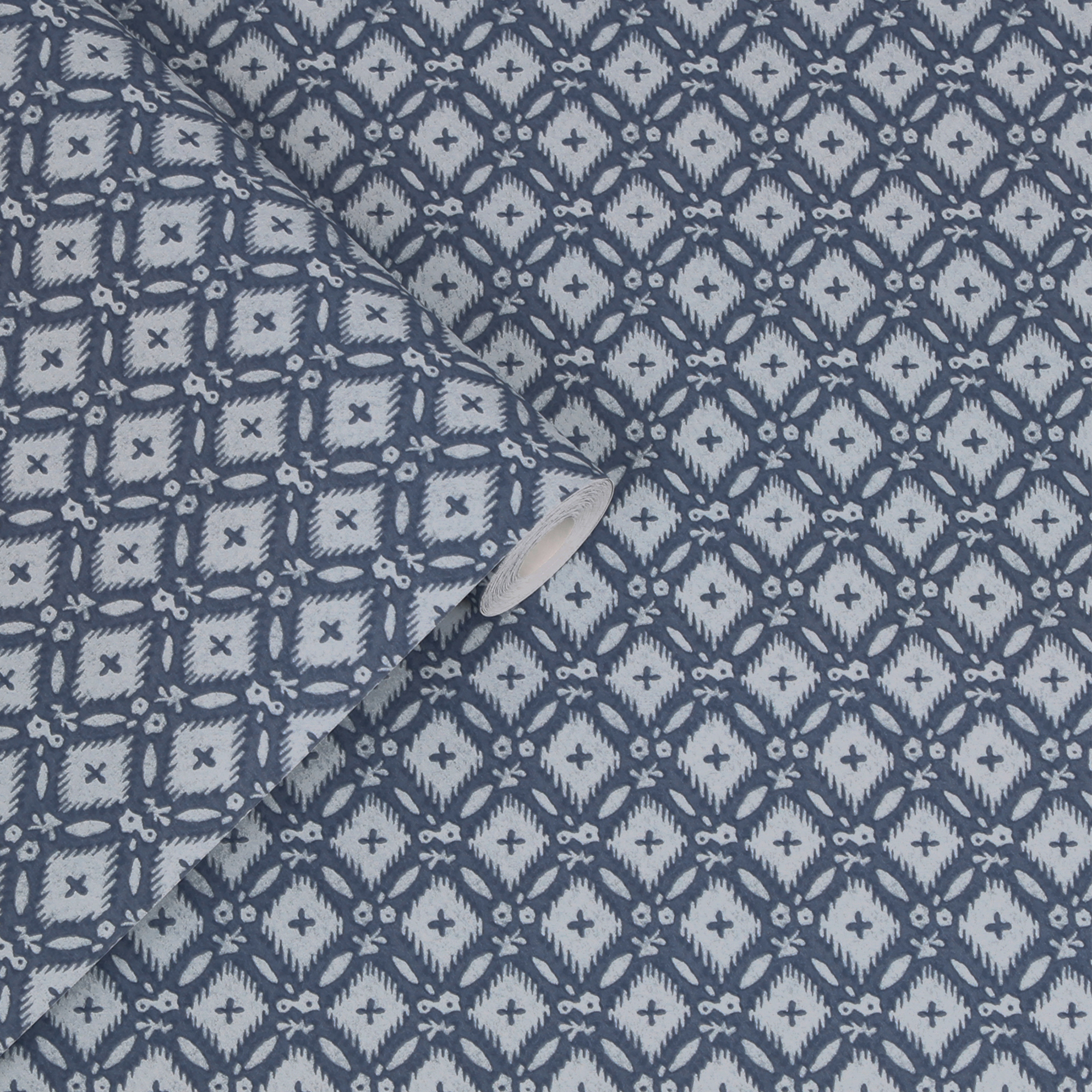 Tapet Laura Ashley Vitbrook Dusky Seaspray Blå 121071