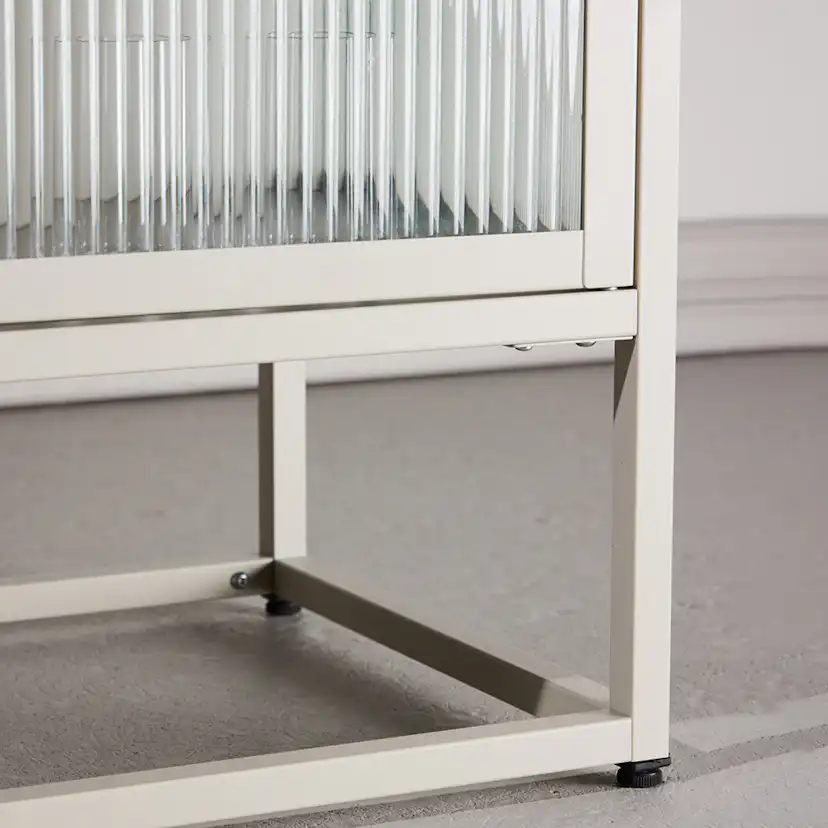 Skåp Venture Home Garis med Glasdörrar