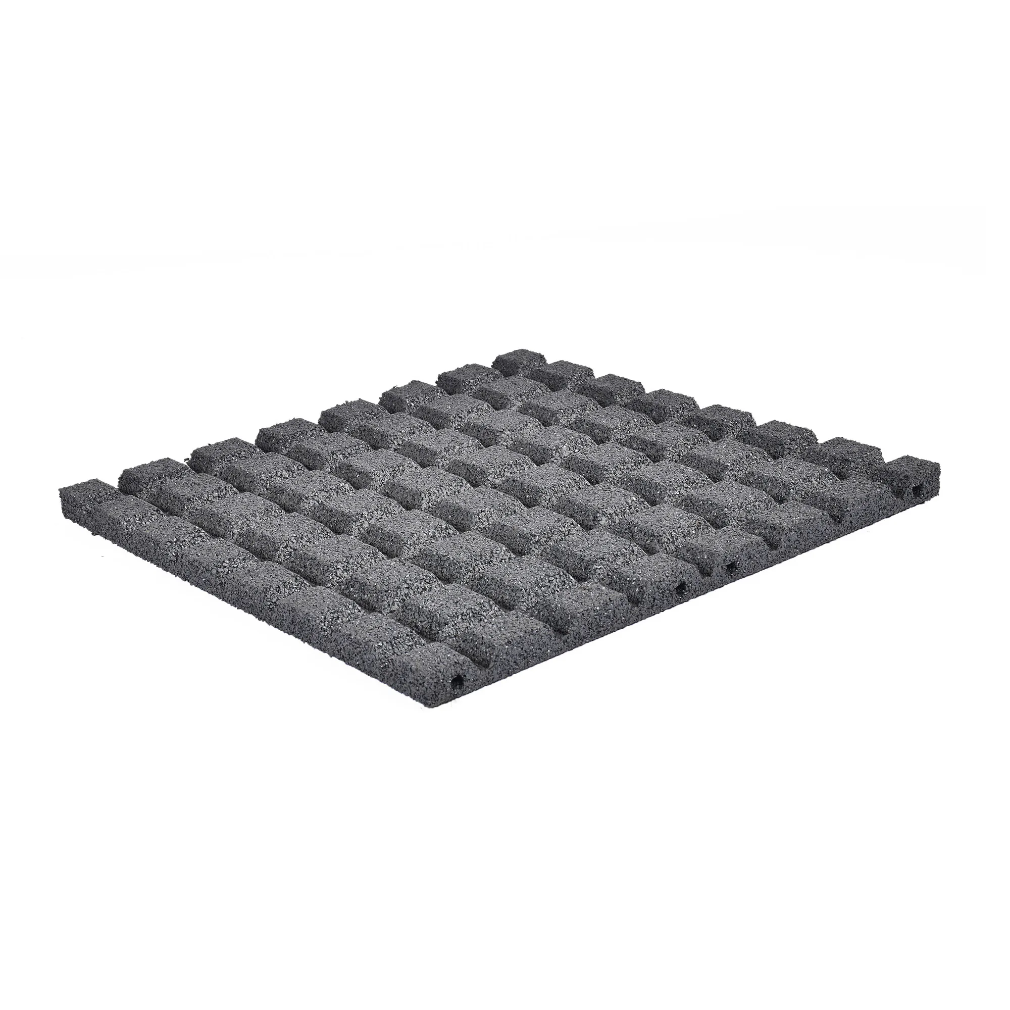 Gummiplatta Nordic Play 500x500x30 Svart