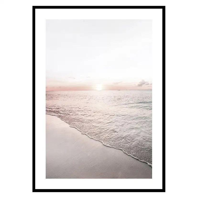 Poster Gallerix Calm Beach Sunset