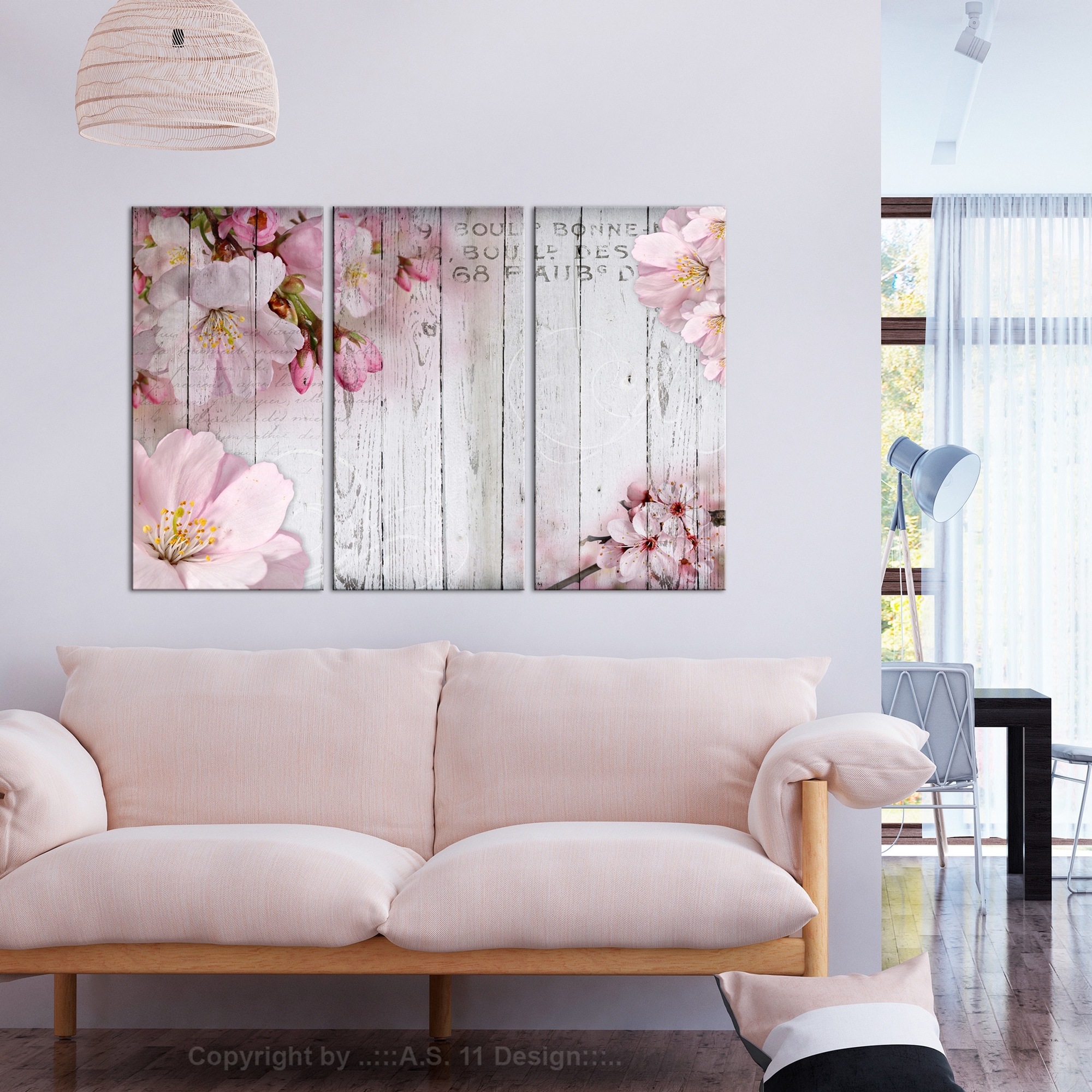 Tavla Arkiio Flowers On Boards