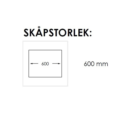 Diskho Nordic Tech Zirkon 500 Rostfritt Stål för Kök och Tvättstuga