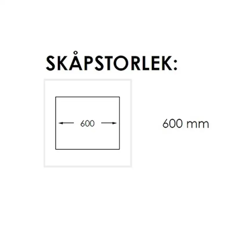 Diskho Nordic Tech Zirkon 500 Rostfritt Stål för Kök och Tvättstuga