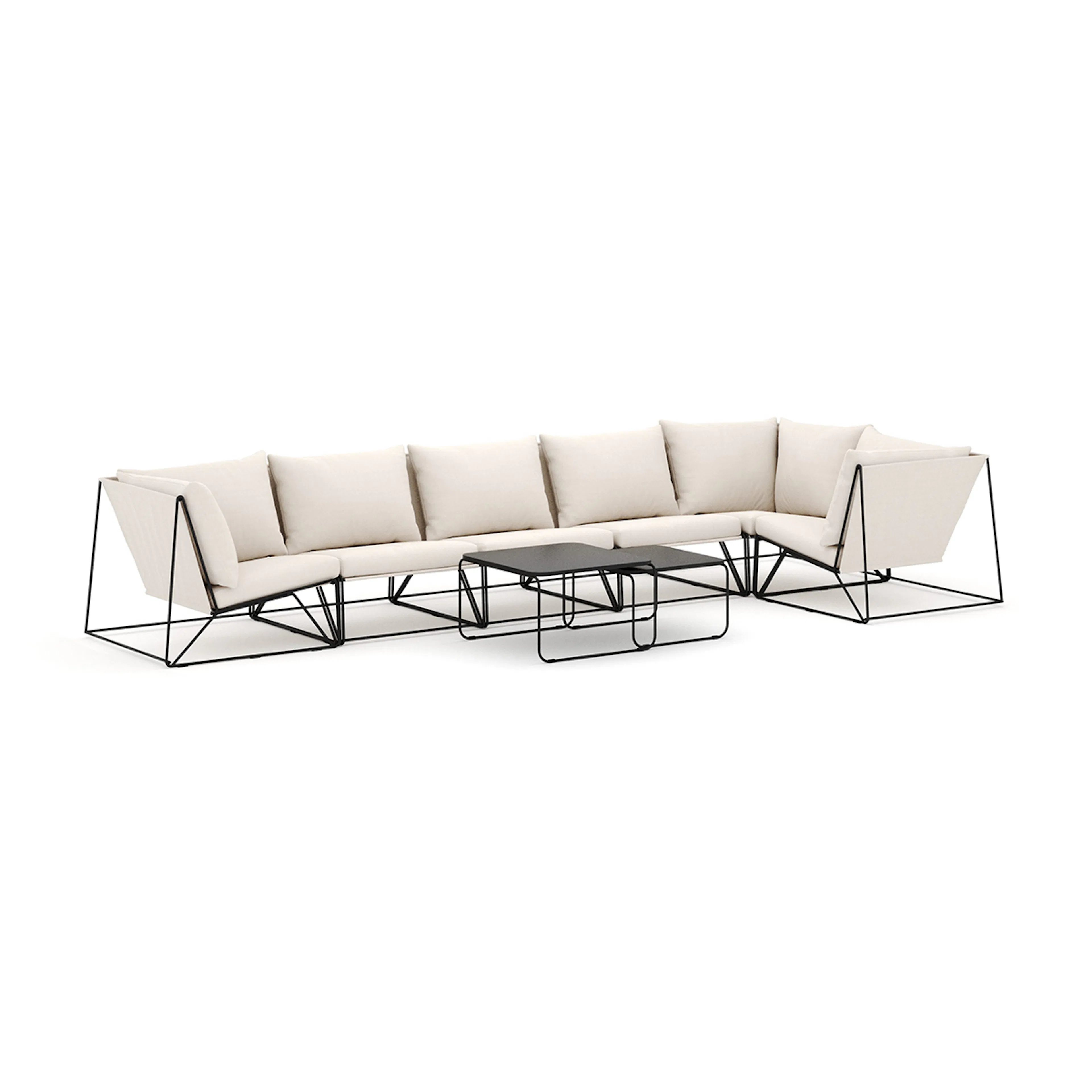 Svart/Beige