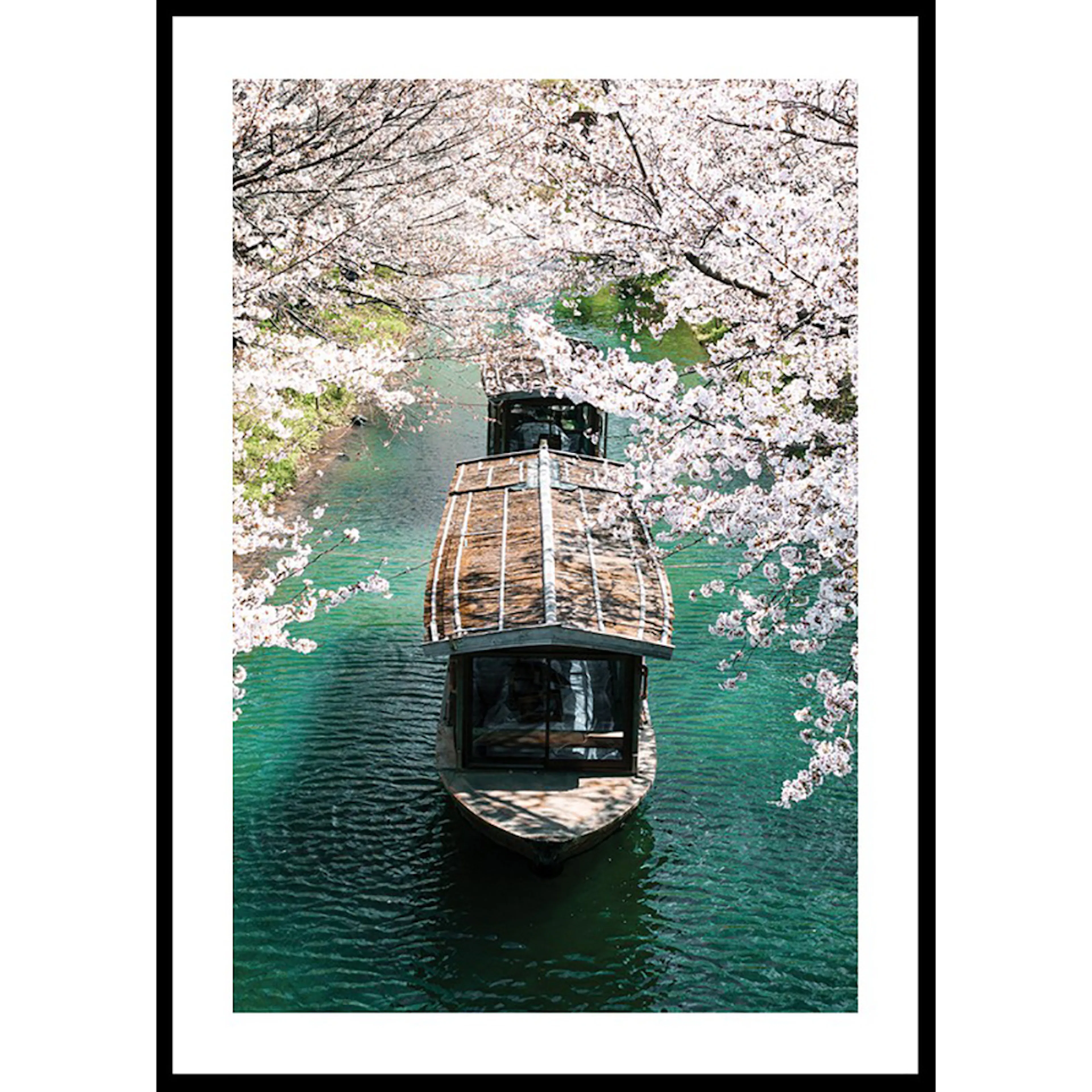 Poster Gallerix Boats On The Uji Canal