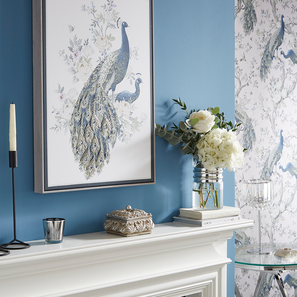 Tavla Laura Ashley Belvedere Lyxig Metallic
