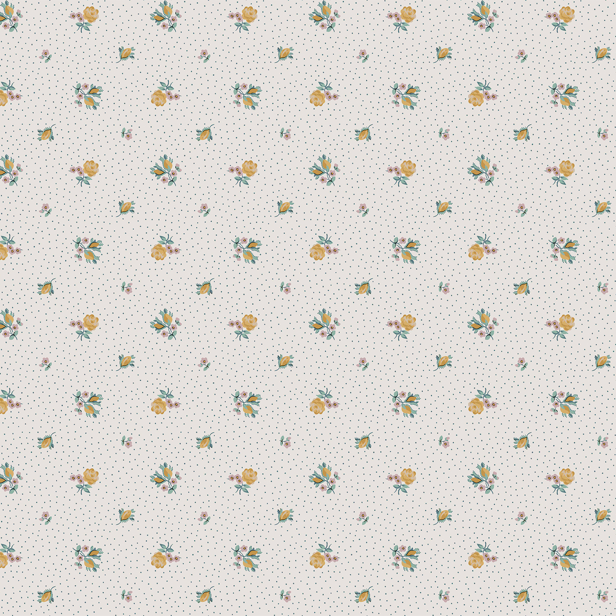 Tapet Laura Ashley Claudia’s Friend Pale Ochre Gul 121084