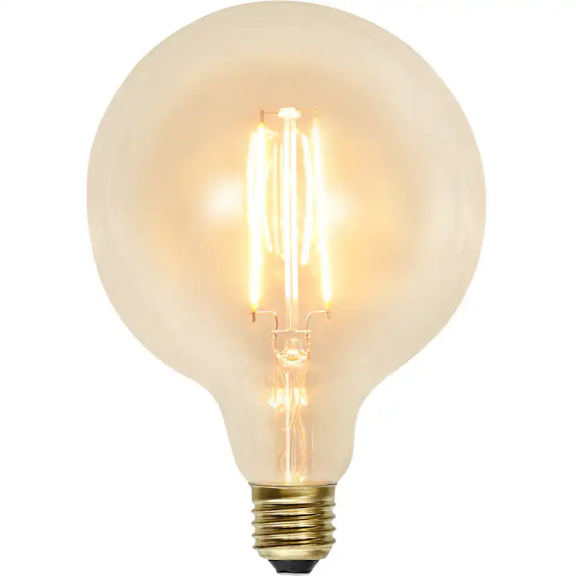 LED-lampa Star Trading E27 G125 Soft Glow