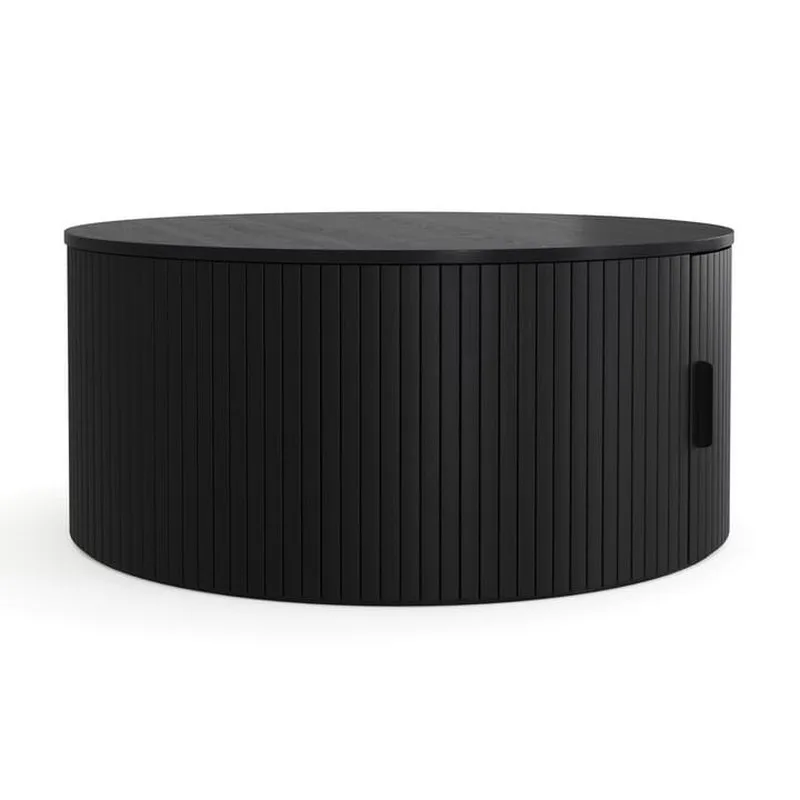 Soffbord In Living Noira Ø80 cm med Förvaring
