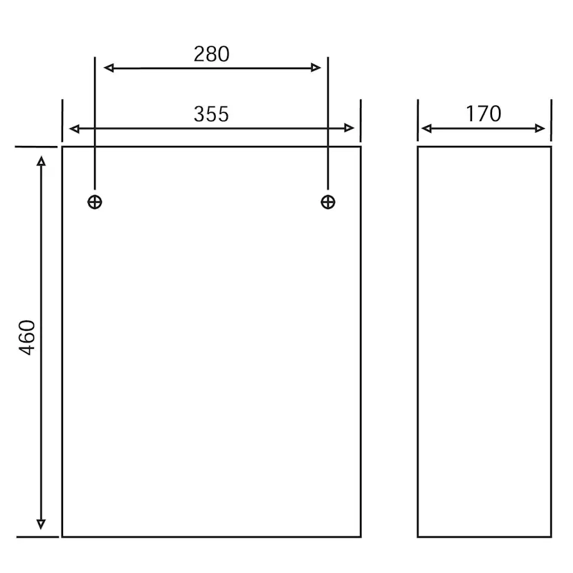 Papperskorg Katrin 25 L Vit Metall