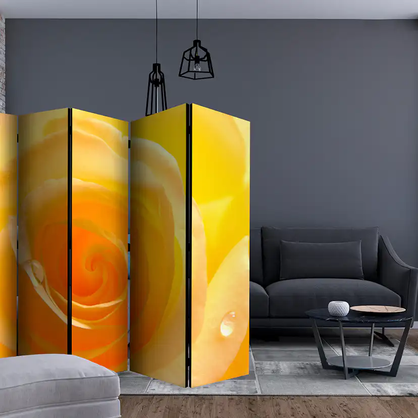 Rumsavdelare Skärmvägg Arkiio Yellow Rose II 225x172 cm