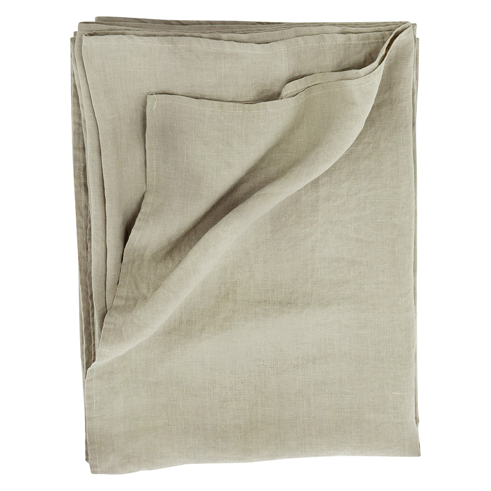 Milo Bedspread Linen Beige 260x260 cm Färg: Beige, Mått: 260x260 cm