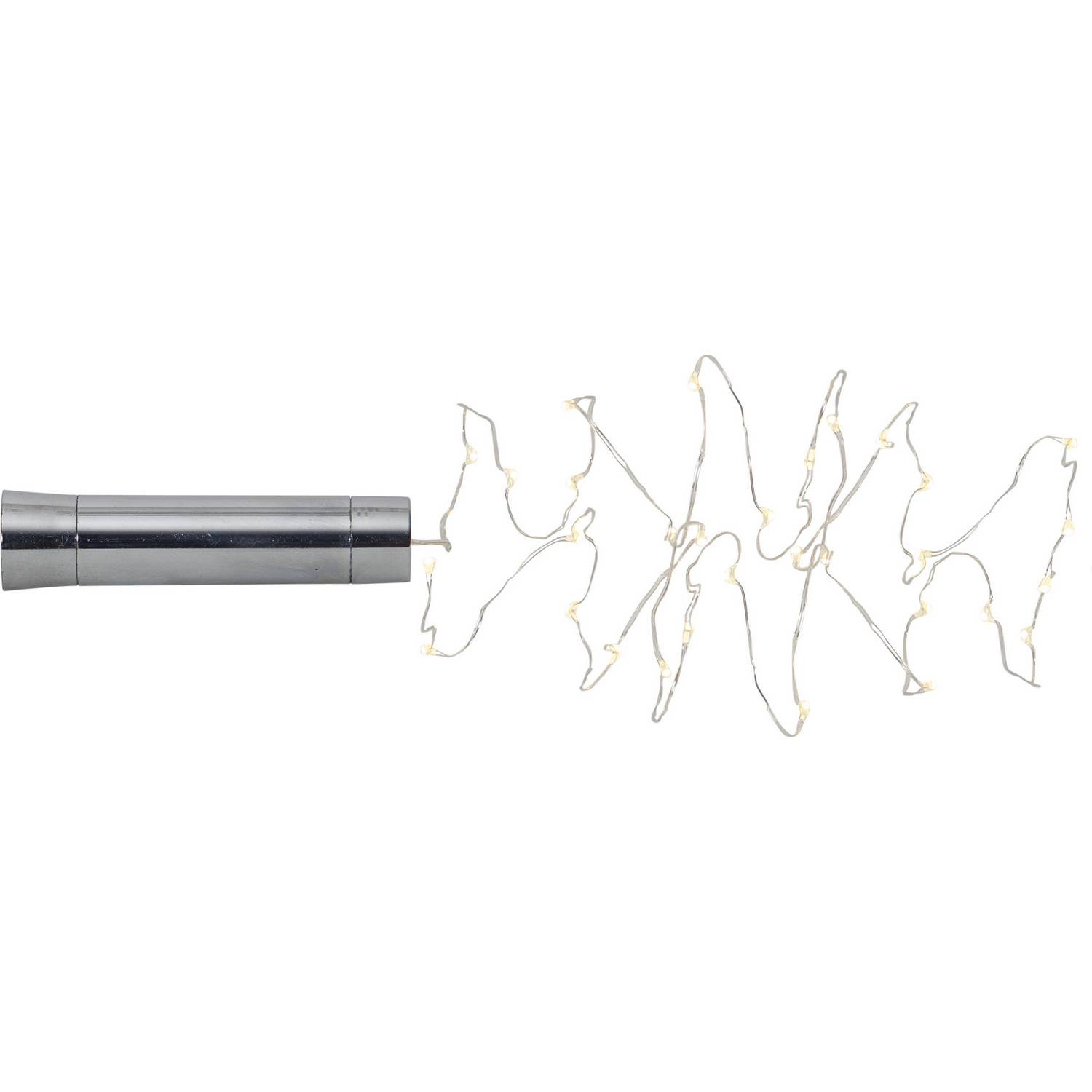 Ljusslinga Star Trading Dew Drop Tube LED 40 Ljus Batteridriven