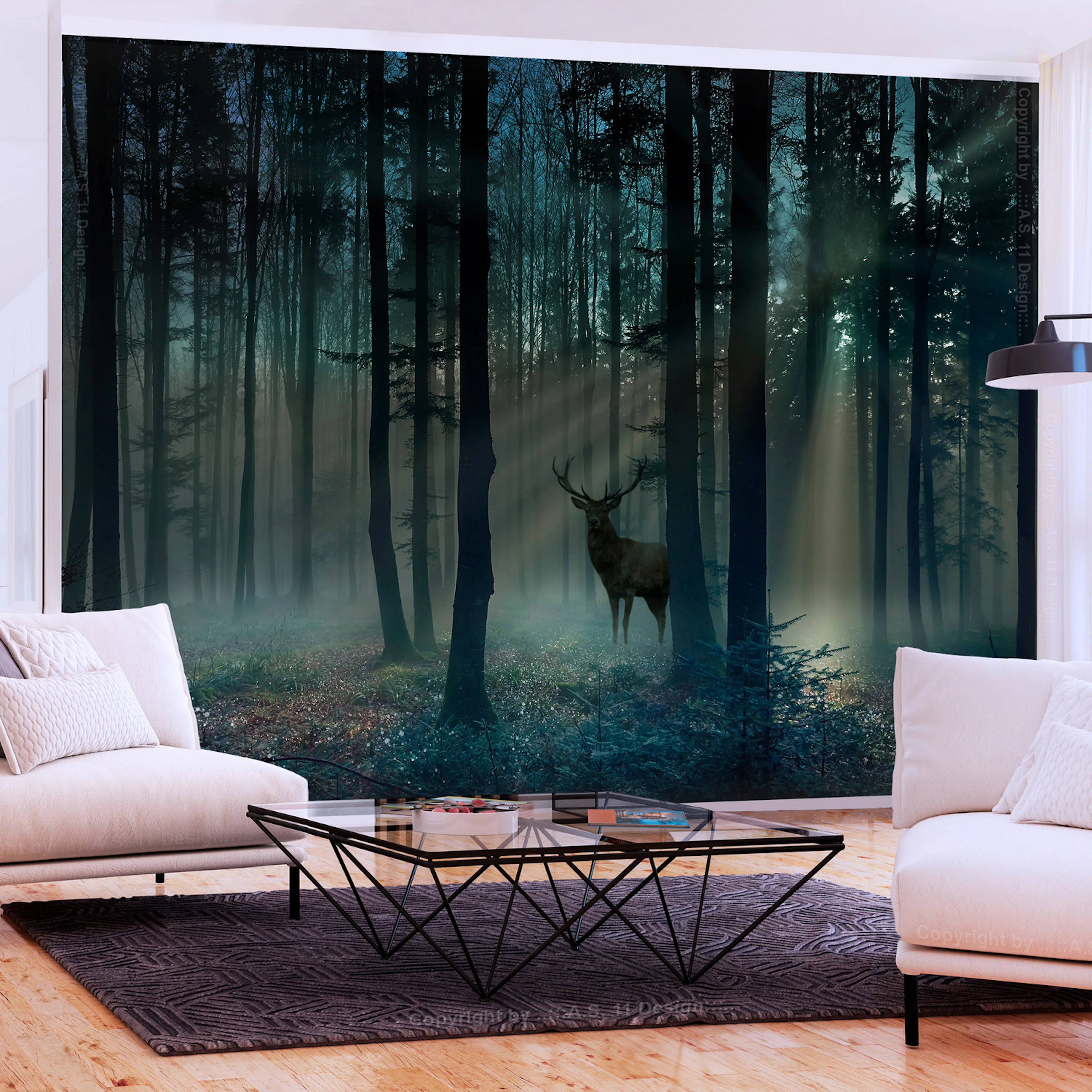 Fototapet - Mystical Forest - Third Variant 300x210 300x210 cm