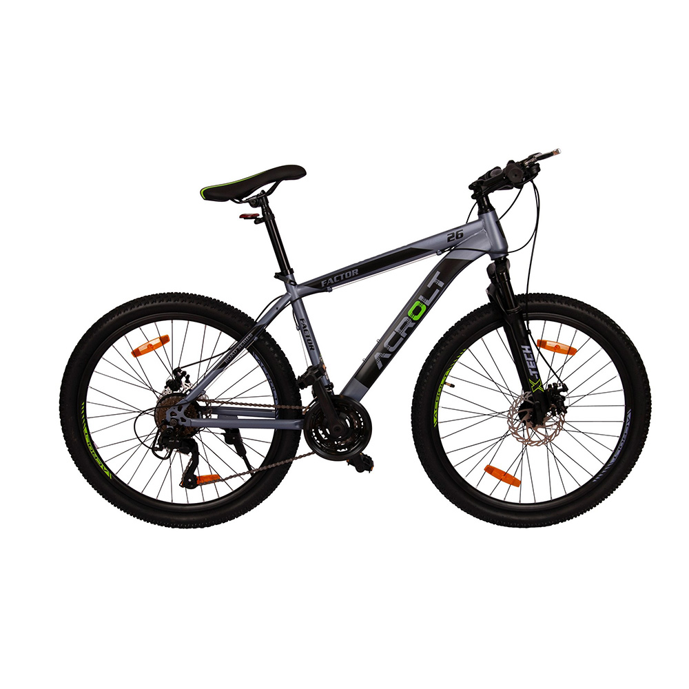 Mountainbike Acrolt  Factor 26" Grå/Grön