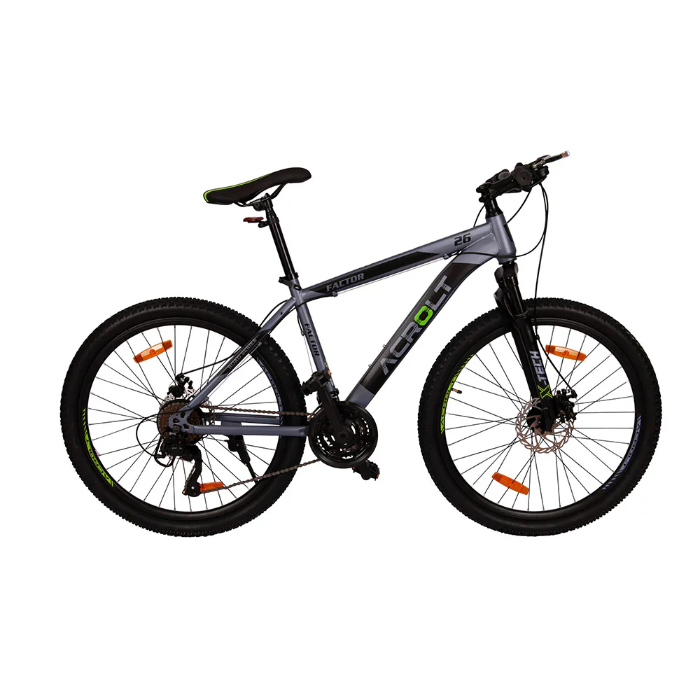Mountainbike Acrolt Factor 26" Grå/Grön