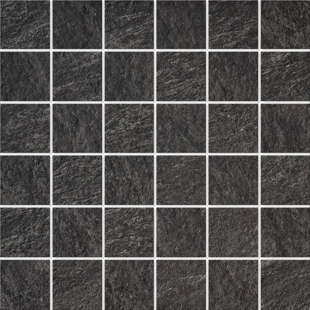 Klinker Bricmate D0505 Quartzit Black 5x5 cm
